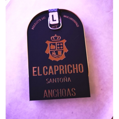 Anchoas El Capricho 115g -14-16 filetes